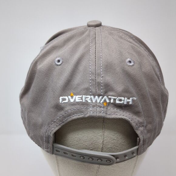 Overwatch Logo Snapback Hat Brown One Size Adjustable Blizzard Jinx - Picture 5 of 9